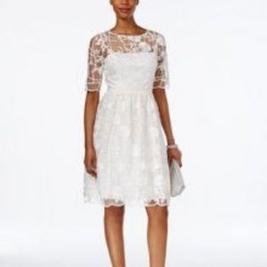 Adrianna Papell Short Bridal Dress